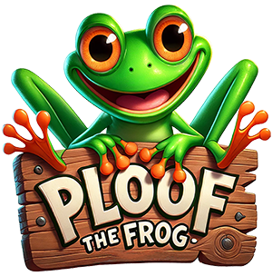 Ploof the Frog Logo